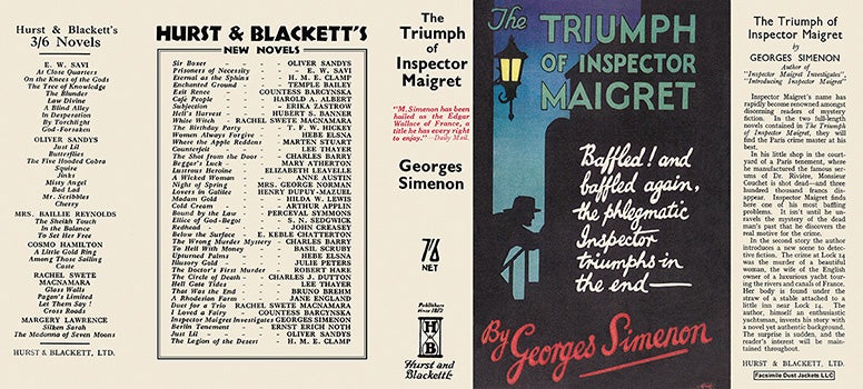 Item #50711 Triumph of Inspector Maigret, The. Georges Simenon.