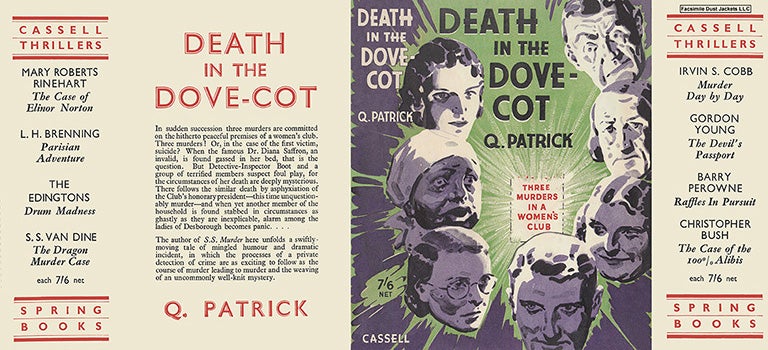 Item #50729 Death in the Dove-Cot. Q. Patrick