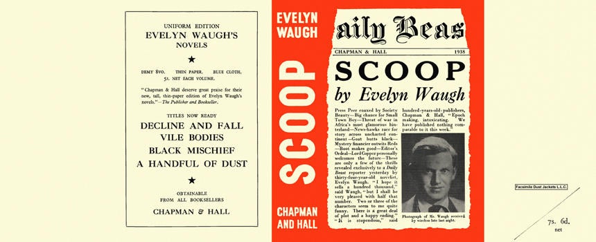 Item #5081 Scoop. Evelyn Waugh