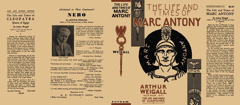 Item #5084 Life and Times of Marc Antony, The. Arthur Weigall.