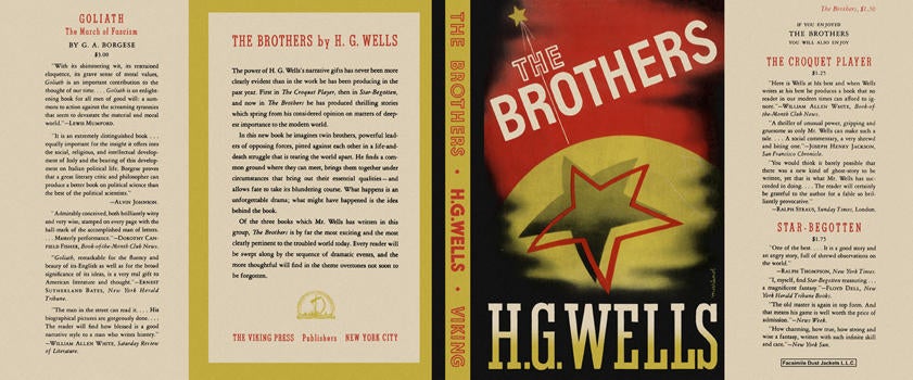 Item #5085 Brothers, The. H. G. Wells.