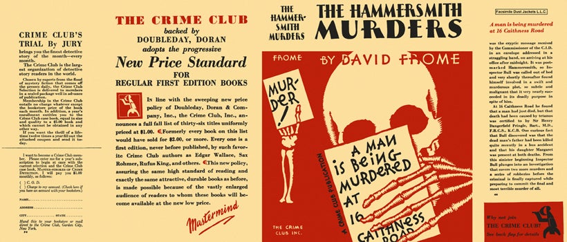 Item #50879 Hammersmith Murders, The. David Frome