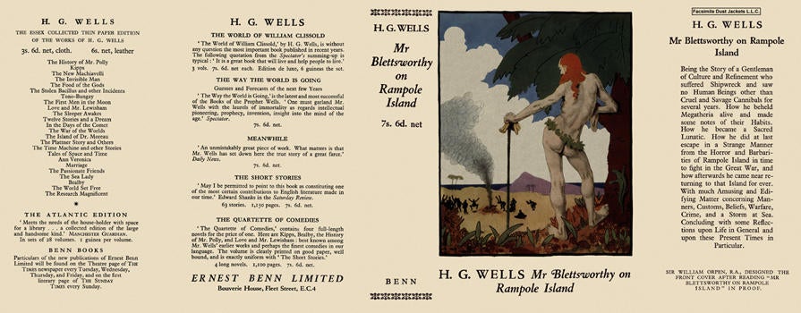 Item #5089 Mr. Blettsworthy on Rampole Island. H. G. Wells