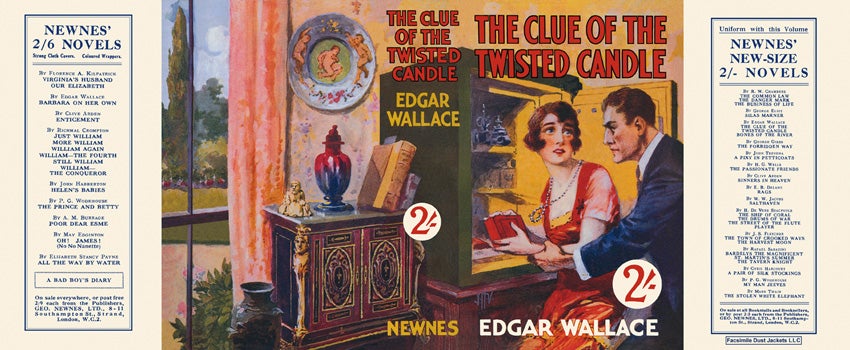 Item #50895 Clue of the Twisted Candle, The. Edgar Wallace