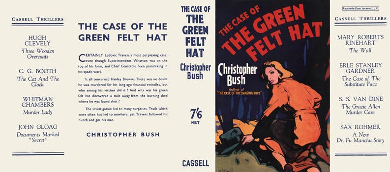 Item #509 Case of the Green Felt Hat, The. Christopher Bush