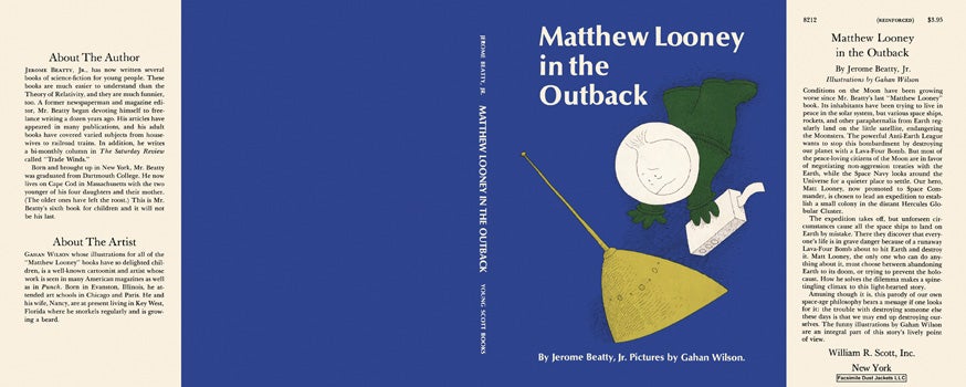 Item #50955 Matthew Looney in the Outback. Jerome Beatty, Gahan Wilson