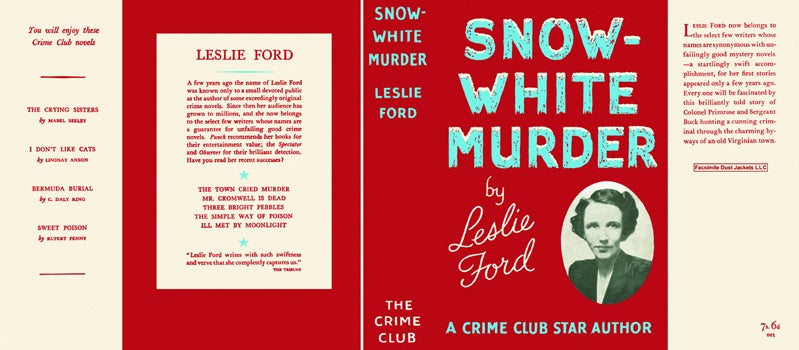 Snow-White Murder  Leslie Ford