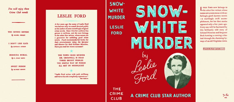 Item #50973 Snow-White Murder. Leslie Ford