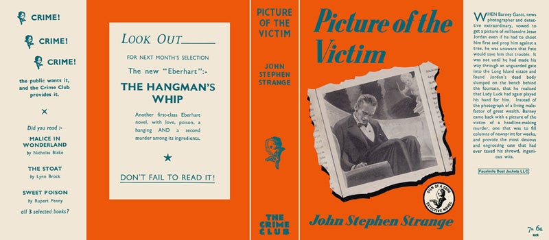 Item #50977 Picture of the Victim. John Stephen Strange.