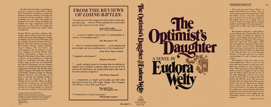 Item #5100 Optimist's Daughter, The. Eudora Welty