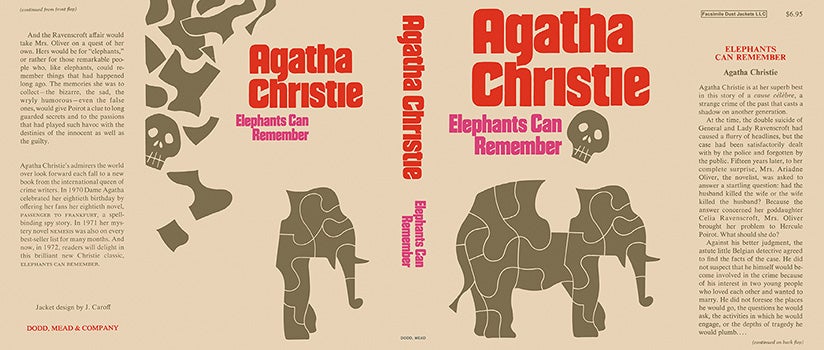 Item #51011 Elephants Can Remember. Agatha Christie.