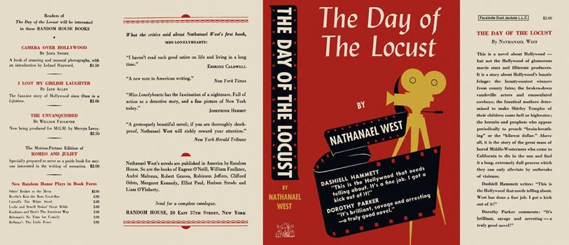 Item #5106 Day of the Locust, The. Nathanael West.