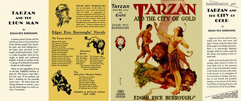 Item #51213 Tarzan and the City of Gold. Edgar Rice Burroughs
