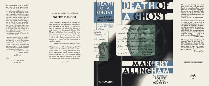 Item #51214 Death of a Ghost. Margery Allingham
