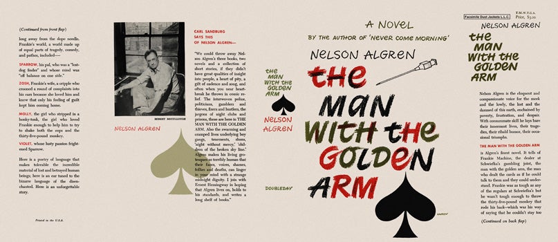 Item #51263 Man with the Golden Arm, The. Nelson Algren