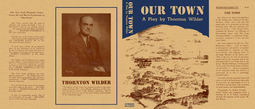Item #5129 Our Town. Thornton Wilder.