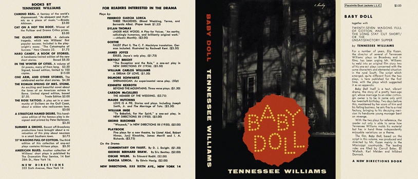 Item #5133 Baby Doll. Tennessee Williams