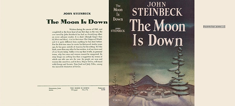 Item #51480 Moon Is Down, The. John Steinbeck