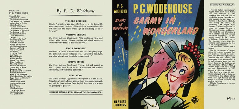 Item #5149 Barmy in Wonderland. P. G. Wodehouse