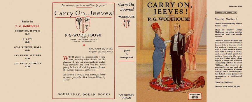Item #5160 Carry On, Jeeves! P. G. Wodehouse.