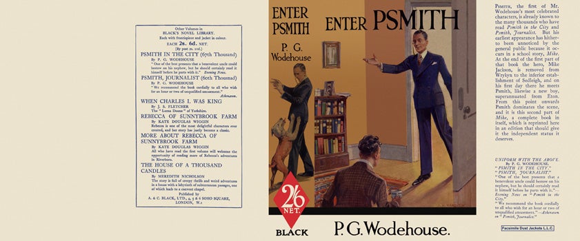 Item #5172 Enter Psmith. P. G. Wodehouse