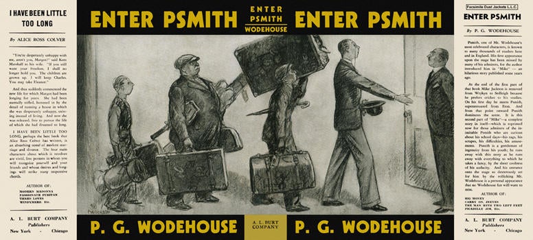 Item #5173 Enter Psmith. P. G. Wodehouse