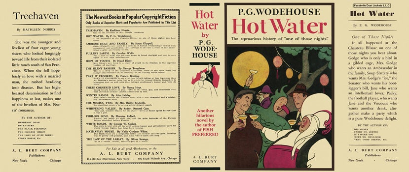 Item #5189 Hot Water. P. G. Wodehouse.