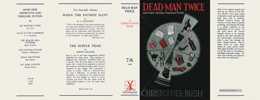 Item #519 Dead Man Twice. Christopher Bush