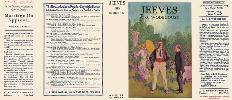 Item #5199 Jeeves. P. G. Wodehouse