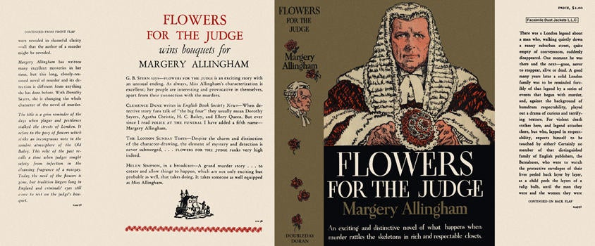 Item #52 Flowers for the Judge. Margery Allingham.