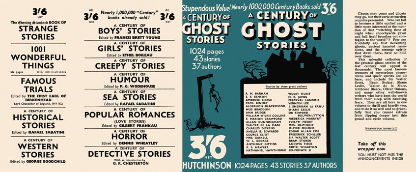 Item #52056 Century of Ghost Stories, A. Anthology