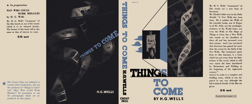 Item #52062 Things to Come, A Film Story. H. G. Wells