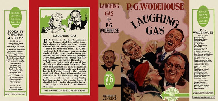 Item #5208 Laughing Gas. P. G. Wodehouse
