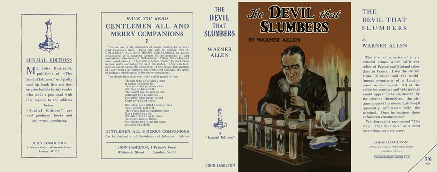 Item #52083 Devil That Slumbers, The. Warner Allen.