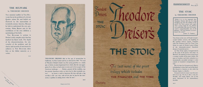 Item #52091 Stoic, The. Theodore Dreiser.