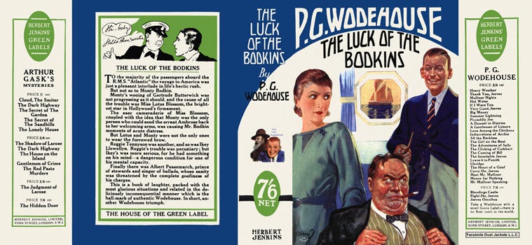 Item #5218 Luck of the Bodkins, The. P. G. Wodehouse