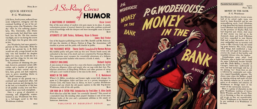 Item #5232 Money in the Bank. P. G. Wodehouse