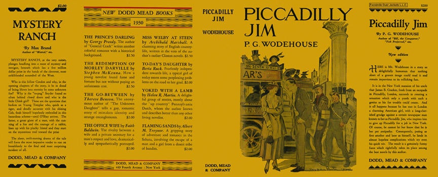 Item #5244 Piccadilly Jim. P. G. Wodehouse