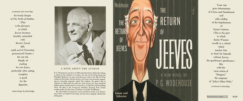 Item #5253 Return of Jeeves, The. P. G. Wodehouse