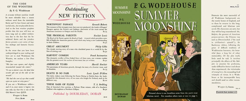 Item #5266 Summer Moonshine. P. G. Wodehouse
