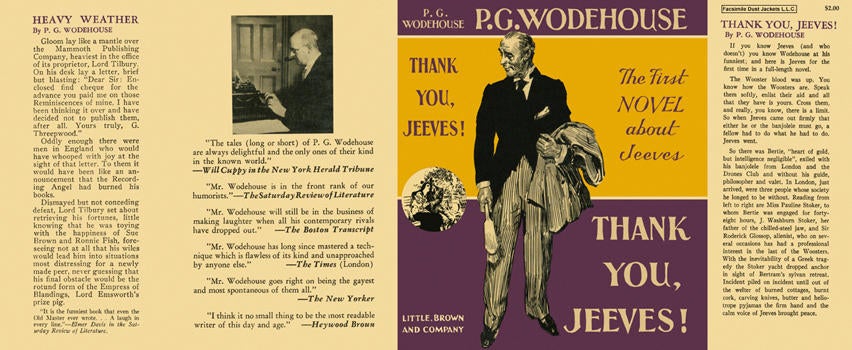 Item #5269 Thank You, Jeeves! P. G. Wodehouse