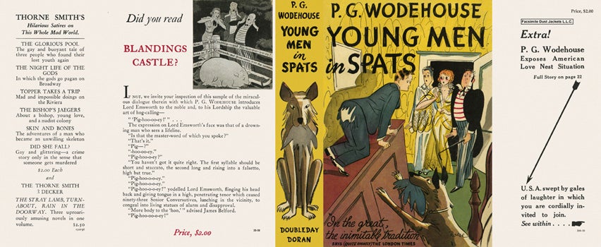 Item #5284 Young Men in Spats. P. G. Wodehouse