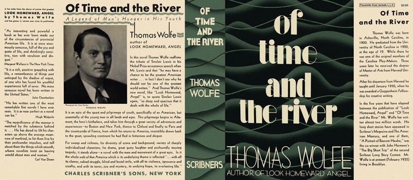 Item #5289 Of Time and the River. Thomas Wolfe