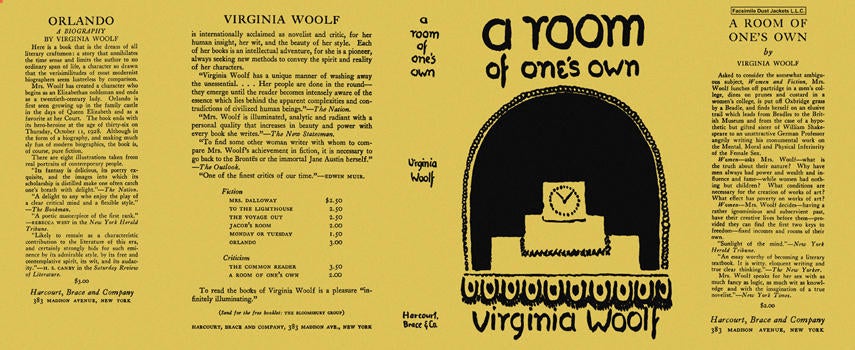 Item #5297 Room of One's Own, A. Virginia Woolf.