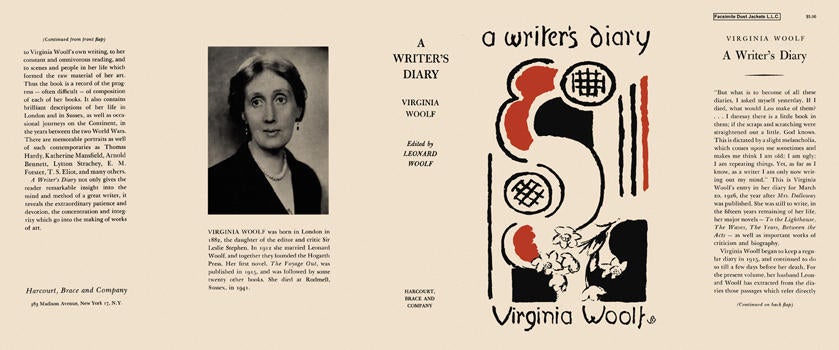 Item #5299 Writer's Diary, A. Virginia Woolf.