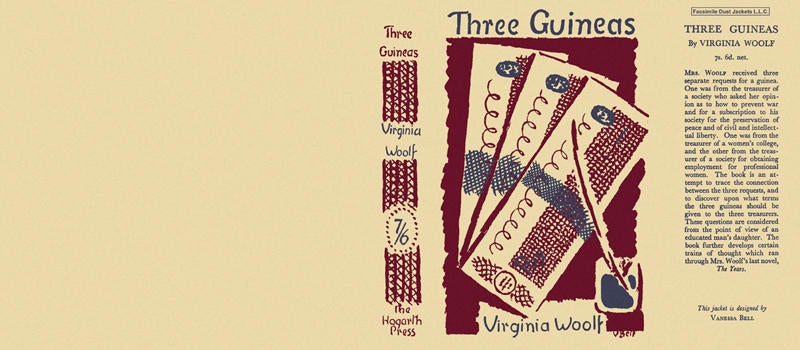 Item #5308 Three Guineas. Virginia Woolf