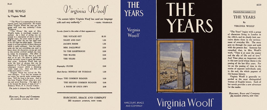 Item #5314 Years, The. Virginia Woolf