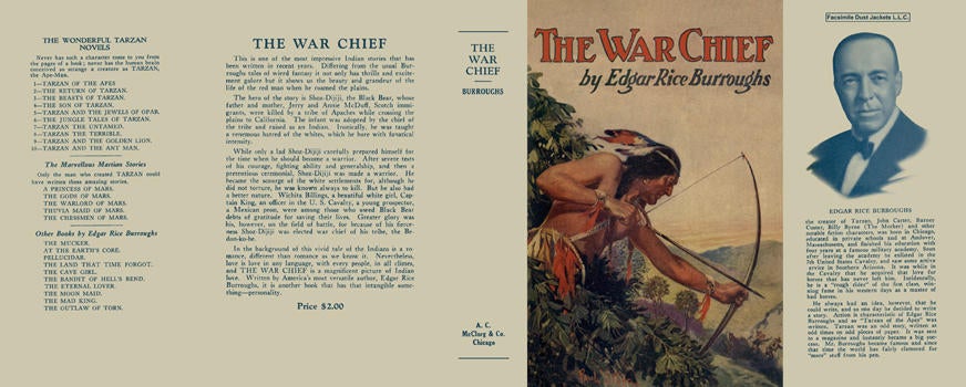 Item #5353 War Chief, The. Edgar Rice Burroughs