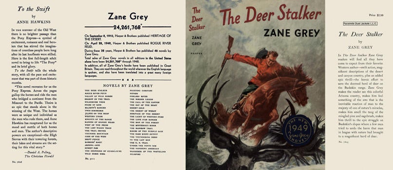 Item #5369 Deer Stalker, The. Zane Grey