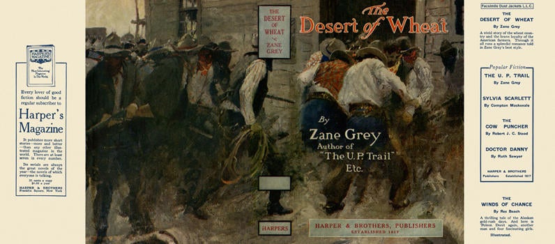 Item #5372 Desert of Wheat, The. Zane Grey